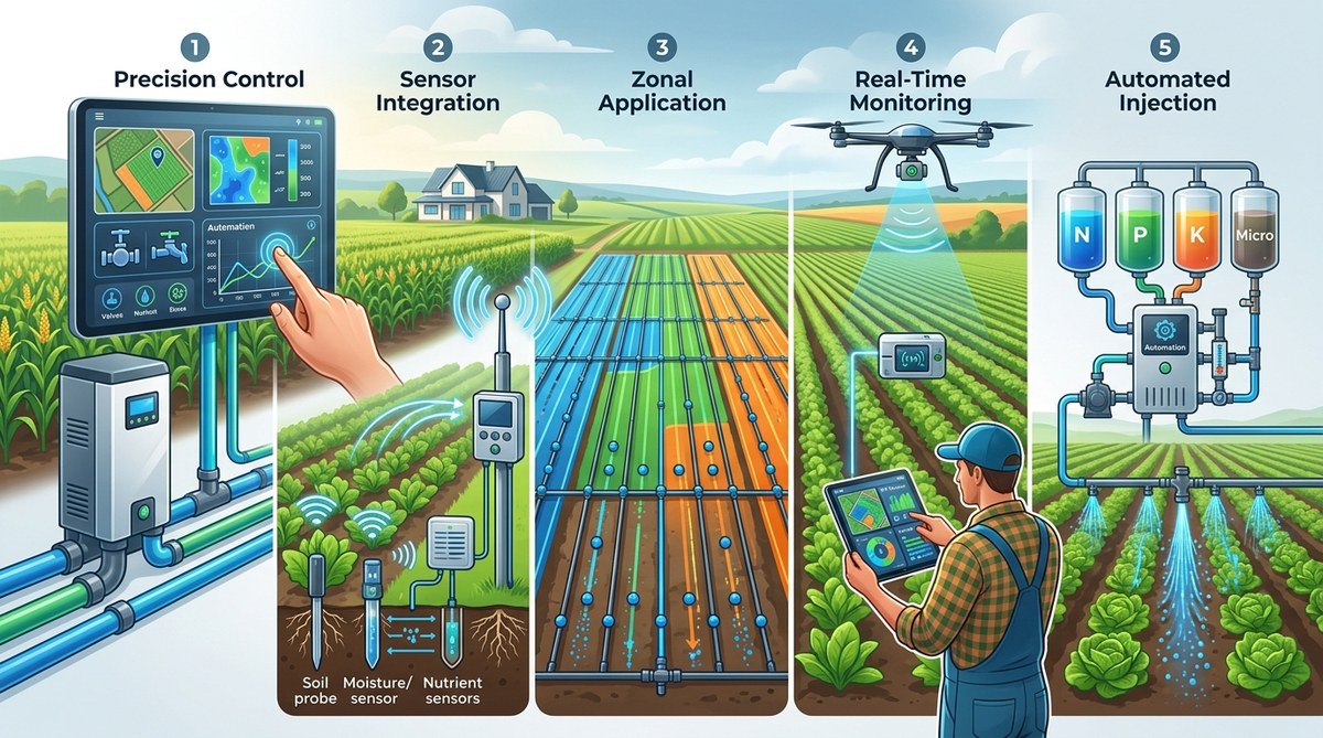 5 Ways to Automate Nutrient Delivery with Variable Rate Fertigation Systems