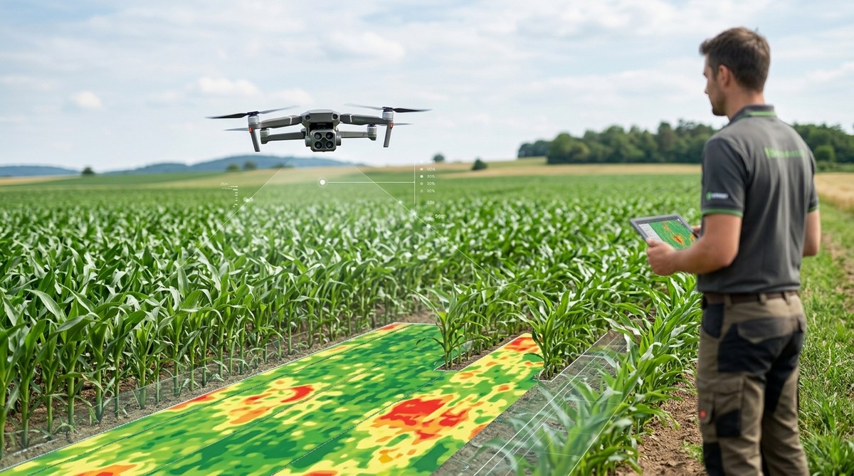 How to Use Multispectral Drone Mapping to Detect Nutrient Deficiencies in Corn